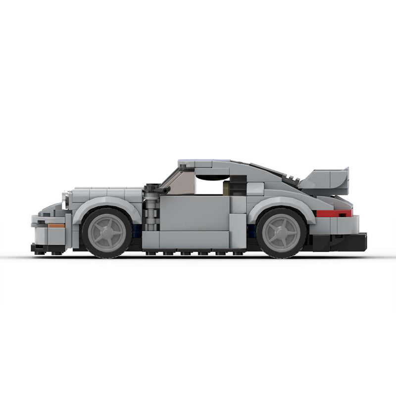Porsche 911 Carrera RS Mirage made from lego building blocks