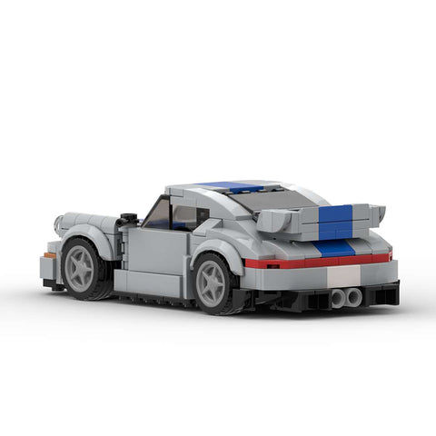 Porsche 911 Carrera RS Mirage made from lego building blocks