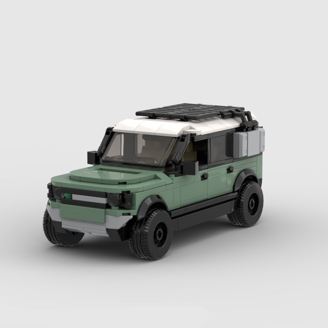 Image of Land Rover Defender - Lego Building Blocks by Targa Toys
