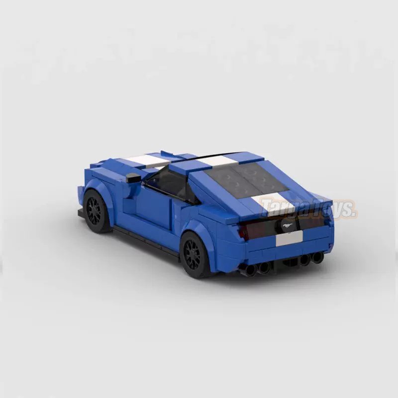 Ford Mustang GT500 made from lego building blocks