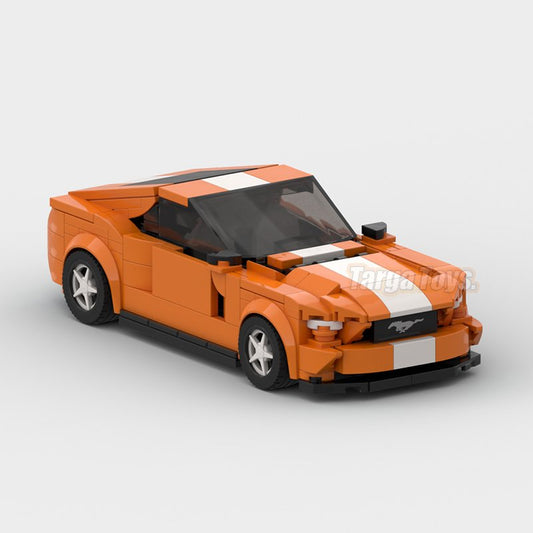 Ford Mustang GT500 made from lego building blocks