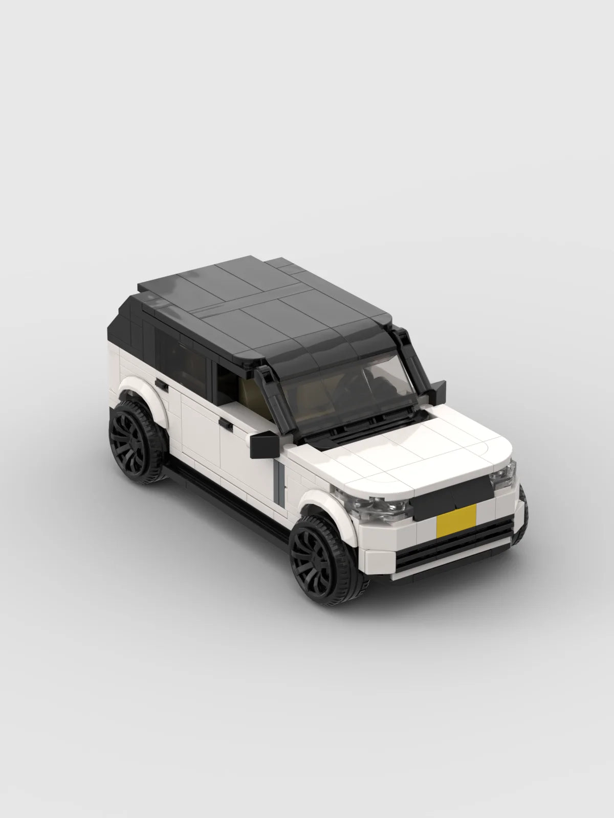 Land Rover Range Rover made from lego building blocks