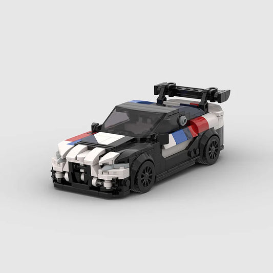 BMW M4 GT4 made from lego building blocks