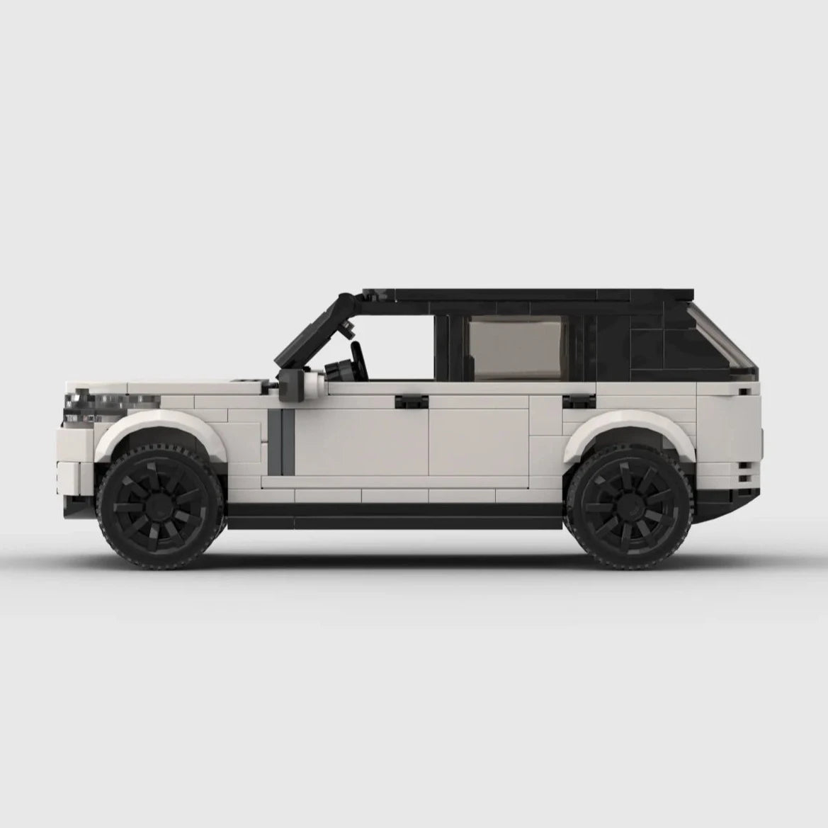 Land Rover Range Rover made from lego building blocks