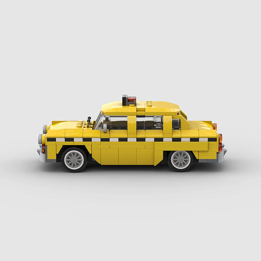 New York Taxi Cab made from lego building blocks