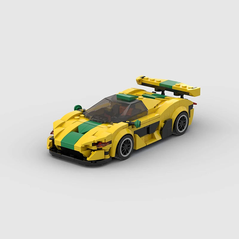 Image of McLaren P1 GTR - Lego Building Blocks by Targa Toys
