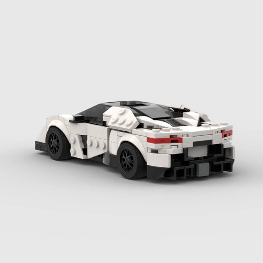 Lykan HyperSport made from lego building blocks