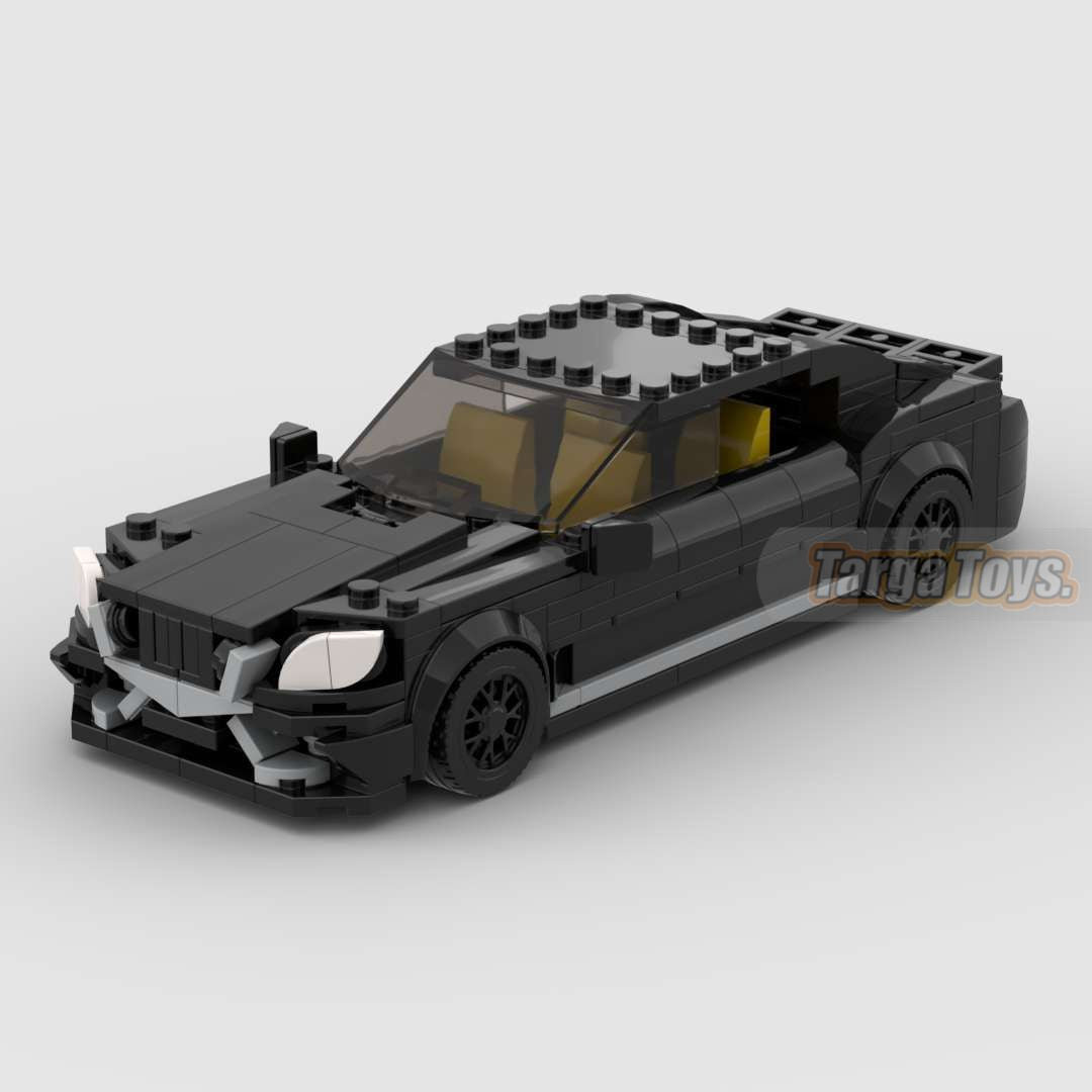 Mercedes-Benz S63 AMG made from lego building blocks