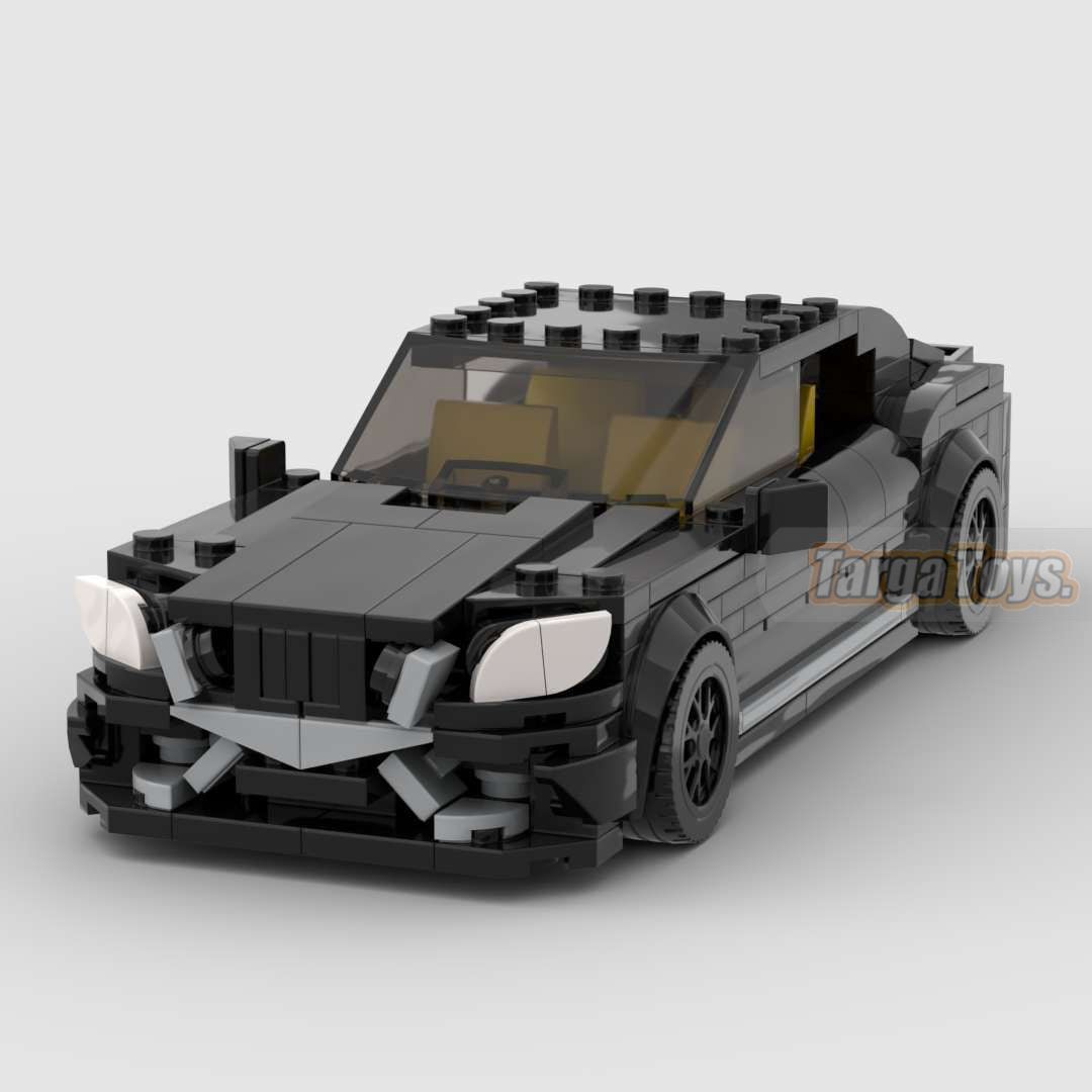 Mercedes-Benz S63 AMG made from lego building blocks