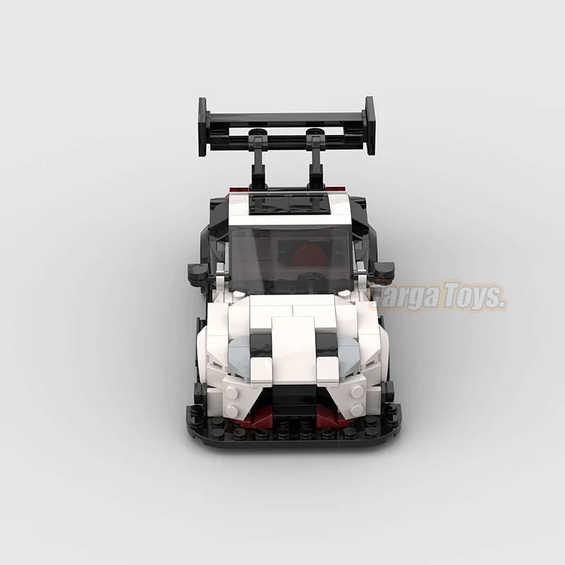 Nissan 370z Time Attack made from lego building blocks