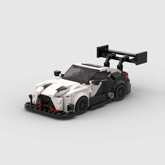 Nissan 370z Time Attack made from lego building blocks