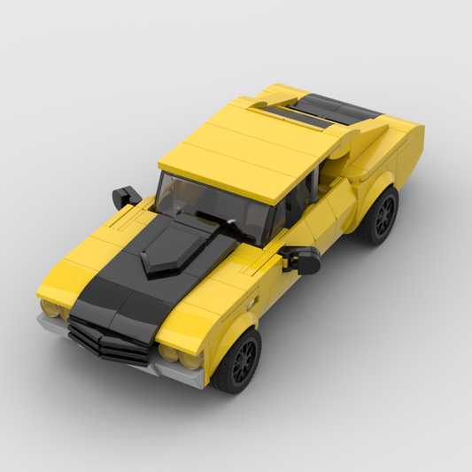 Chevrolet Chevelle SS 396 made from lego building blocks