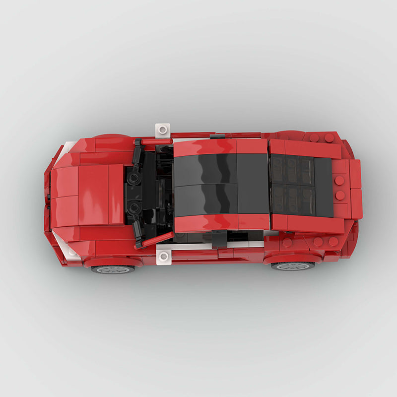 Tesla Model S Plaid made from lego building blocks - Targa Toys