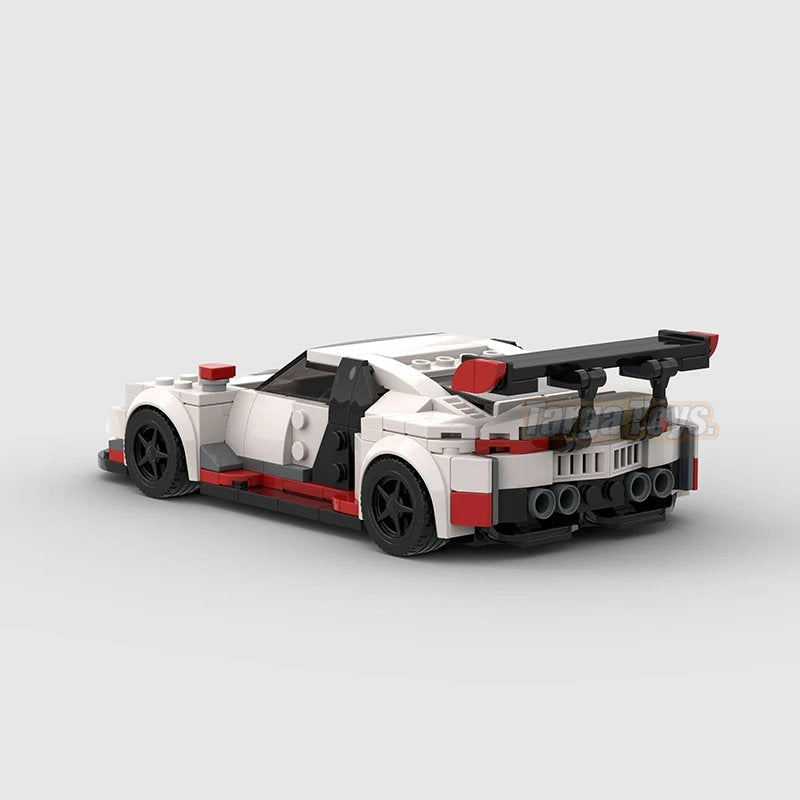 Audi R8 LMS GT3 made from lego building blocks