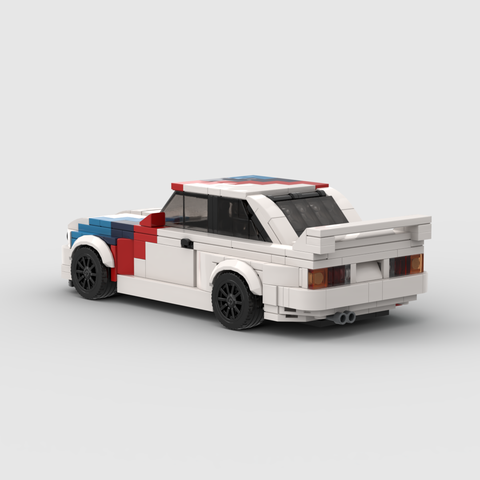BMW M3 E30 Motorsport made from lego building blocks