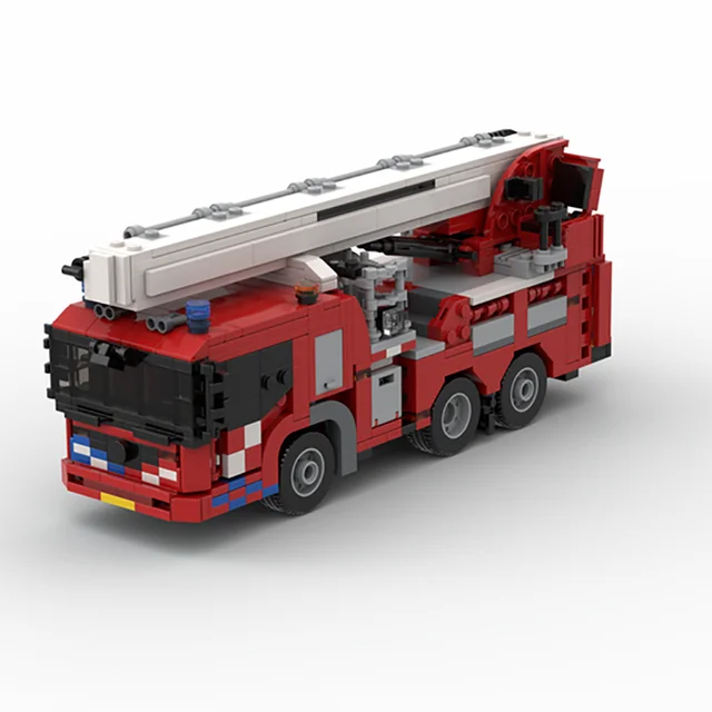 Aerial Platform Fire Truck - Building blocks set - Targa Toys