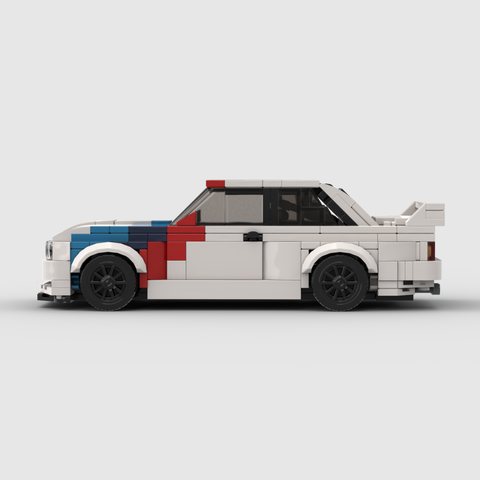 BMW M3 E30 Motorsport made from lego building blocks