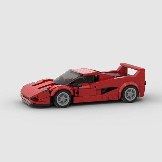 Ferrari F50 made from lego building blocks