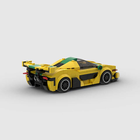 McLaren P1 GTR made from lego building blocks