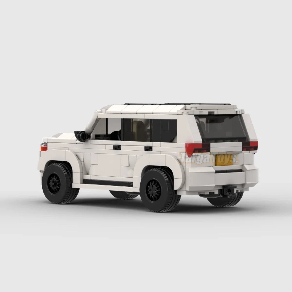 Toyota Land Cruiser made from lego building blocks