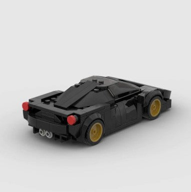 Ferrari 458 made from lego building blocks