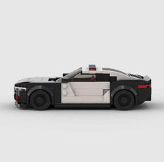 BMW M8 Police Cruiser made from lego building blocks