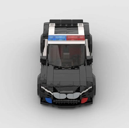 BMW M8 Police Cruiser made from lego building blocks