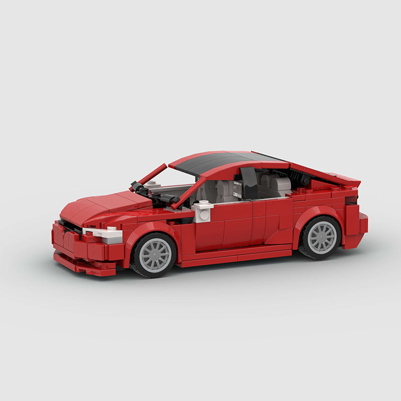 Tesla Model S Plaid made from lego building blocks - Targa Toys