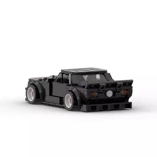 Mustang Ken Block Drift edition made from lego building blocks