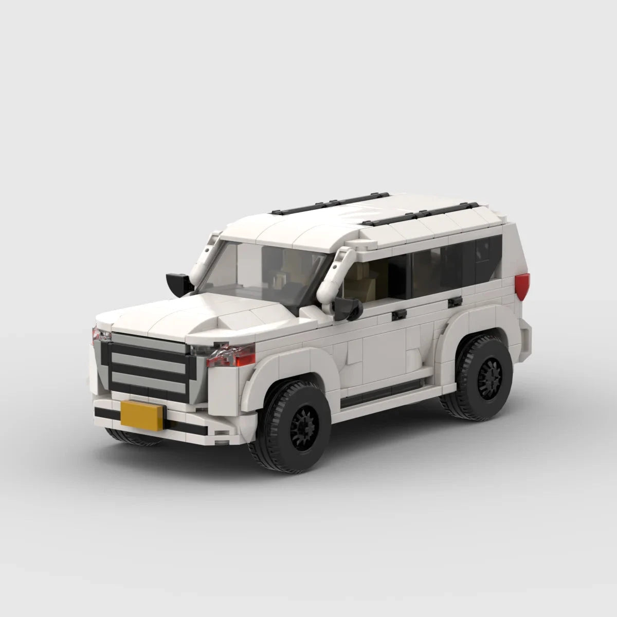 Toyota Land Cruiser made from lego building blocks