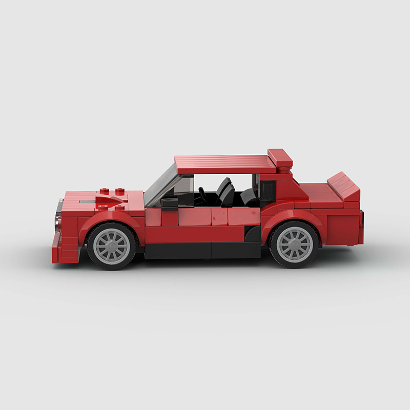 Abarth 131 Rally Edition made from lego building blocks