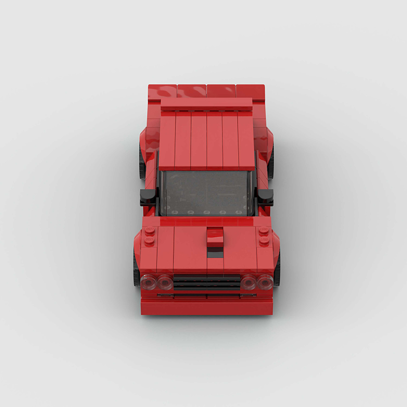 Abarth 131 Rally Edition made from lego building blocks