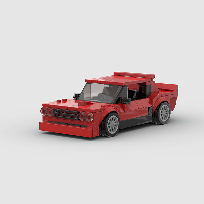 Image of Abarth 131 Rally Edition - Lego Building Blocks by Targa Toys