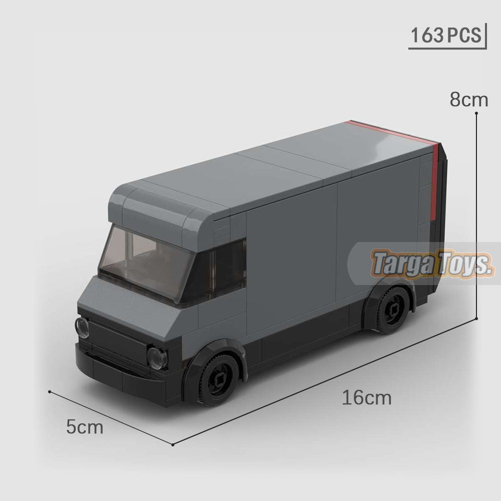 Amazon Cargo Truck made from lego building blocks