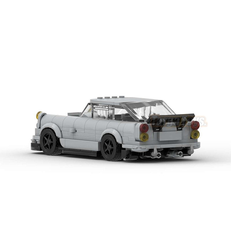 Aston Martin DB5 Track version made from lego building blocks