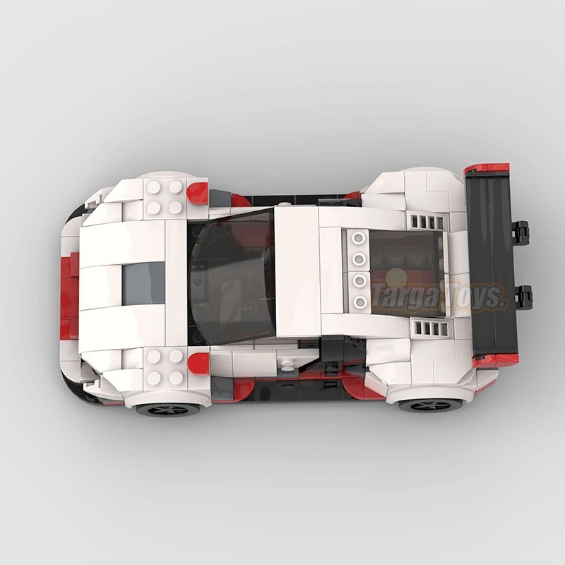 Audi R8 LMS GT3 made from lego building blocks