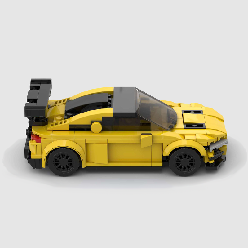 Audi R8 V10 GT3 made from lego building blocks