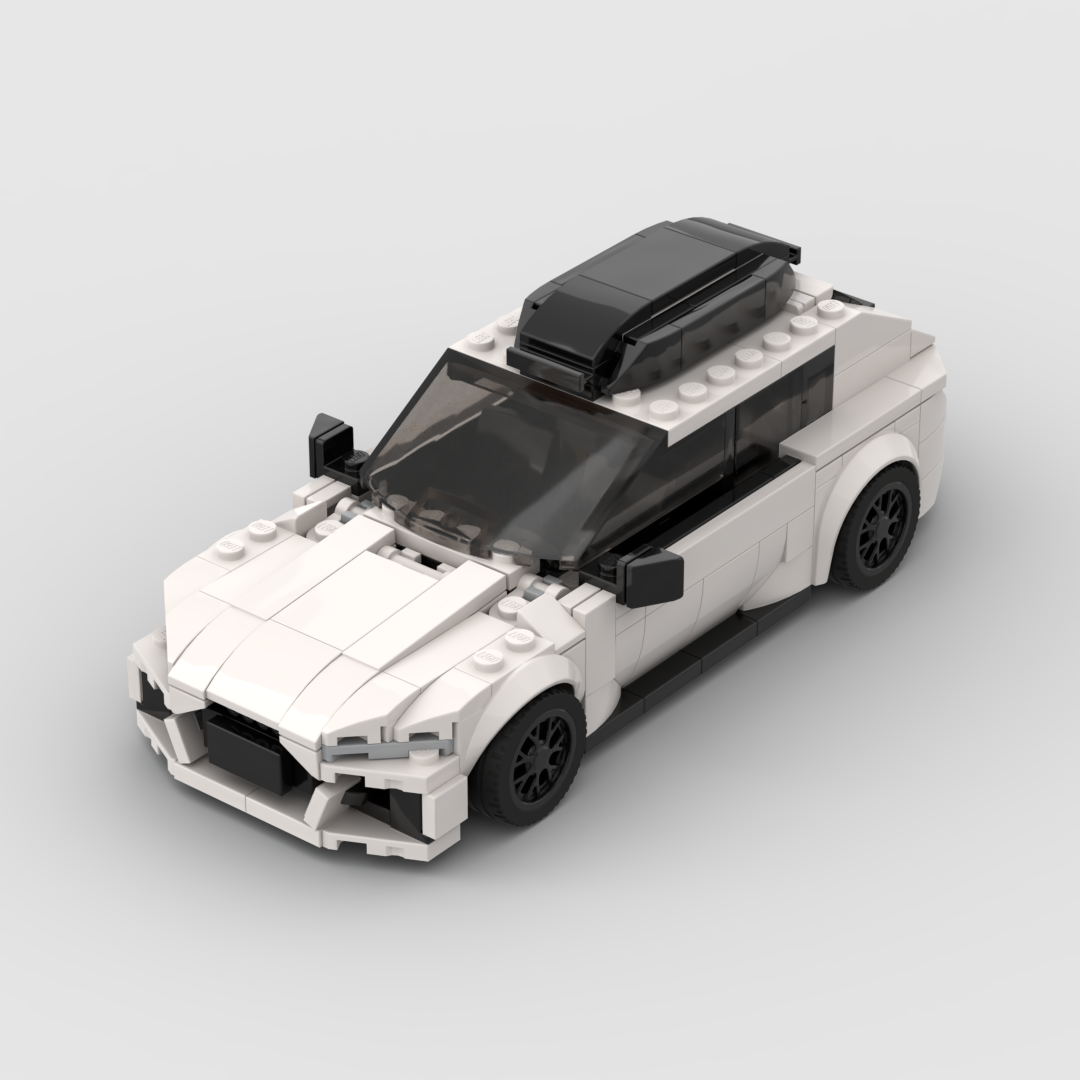 Audi RS6 2022 Avant made from lego building blocks