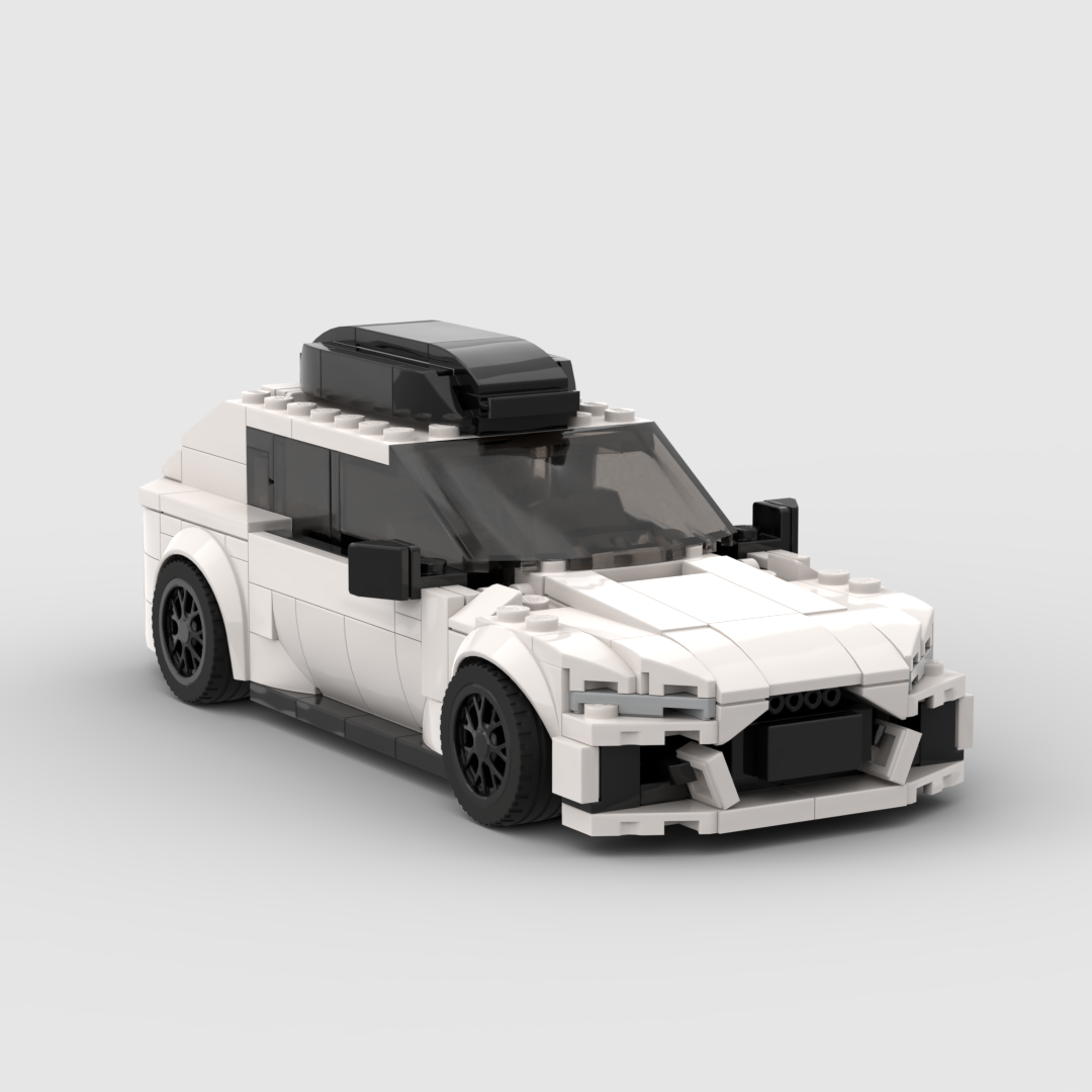 Audi RS6 2022 Avant made from lego building blocks