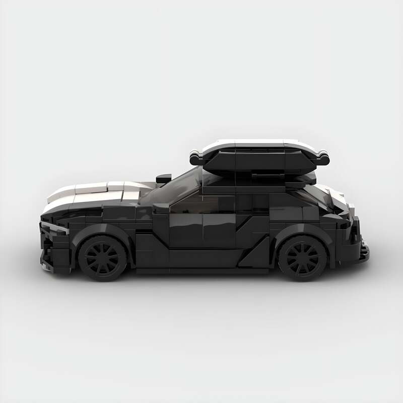 Audi RS6 ABT Jon Olsson made from lego building blocks