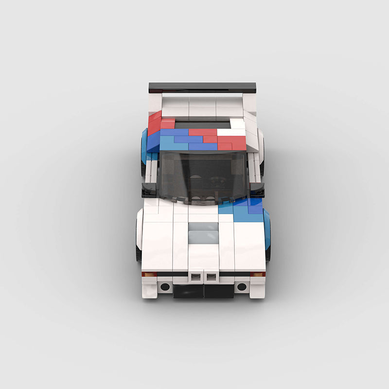 BMW M1 made from lego building blocks