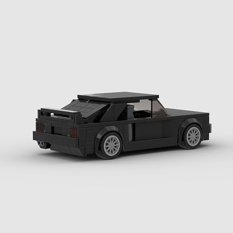 BMW M3 E30 | Black made from lego building blocks