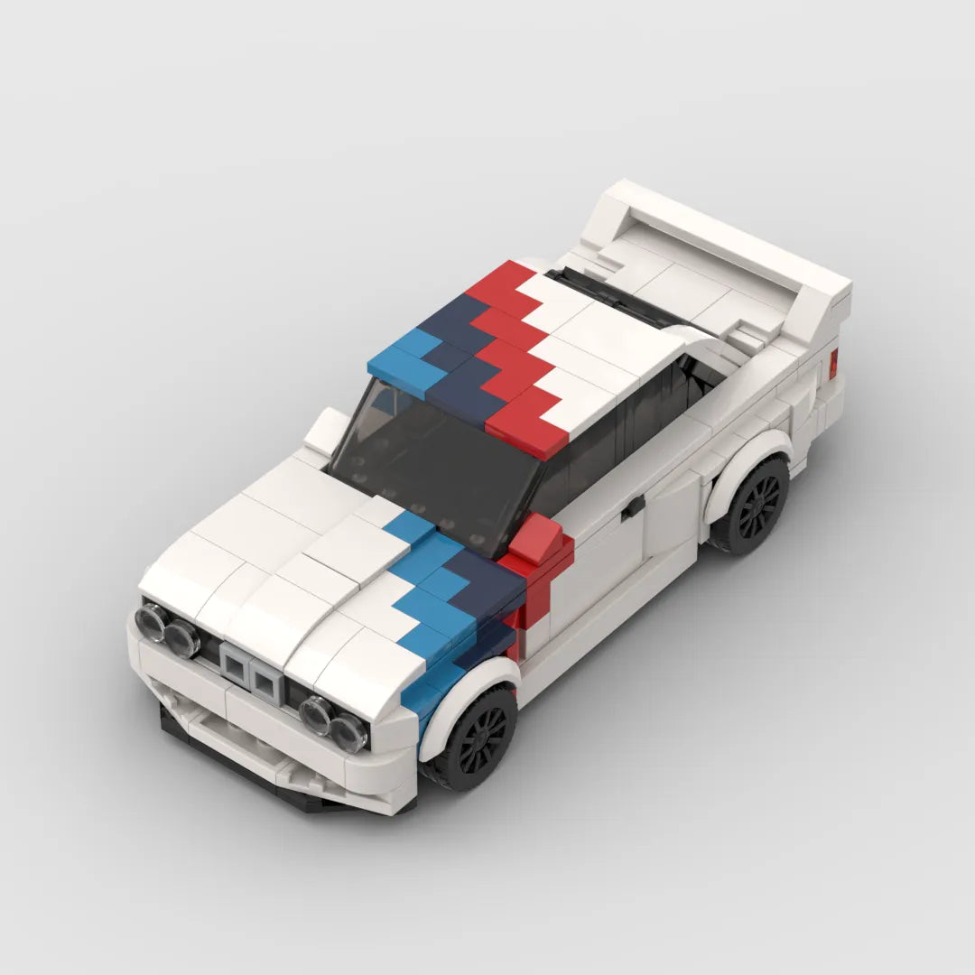 BMW M3 E30 Motorsport made from lego building blocks