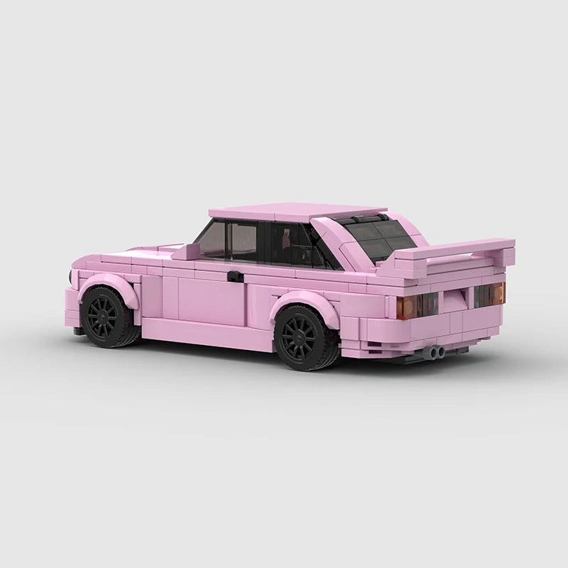 Image of BMW M3 E30 | Pink - Lego Building Blocks by Targa Toys