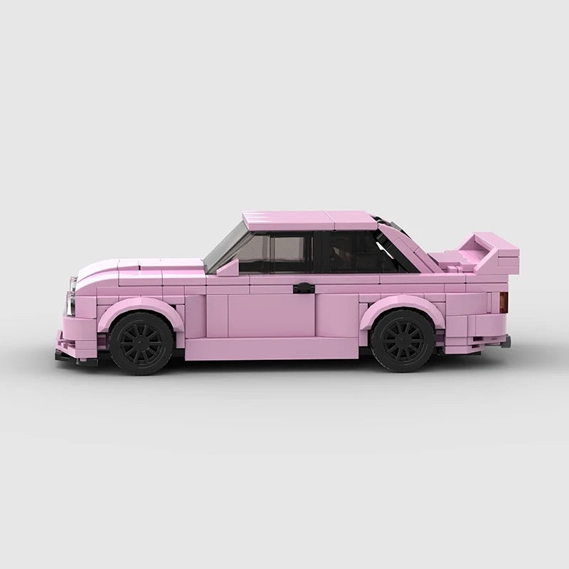 Image of BMW M3 E30 | Pink - Lego Building Blocks by Targa Toys