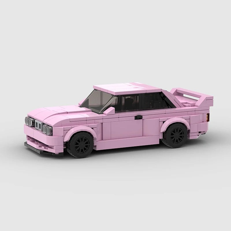 Image of BMW M3 E30 | Pink - Lego Building Blocks by Targa Toys