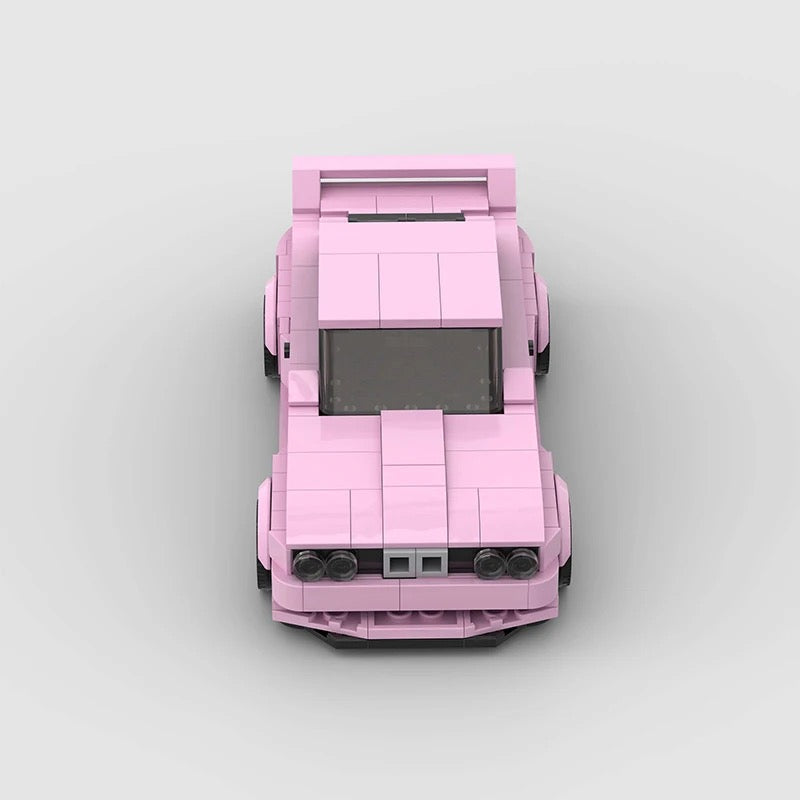 Image of BMW M3 E30 | Pink - Lego Building Blocks by Targa Toys