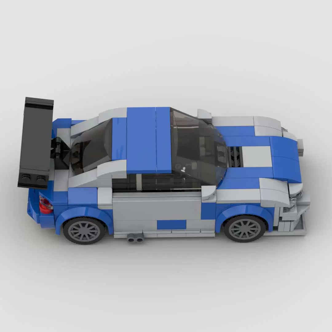 BMW M3 E46 GTR Need for Speed Most Wanted made from lego building blocks