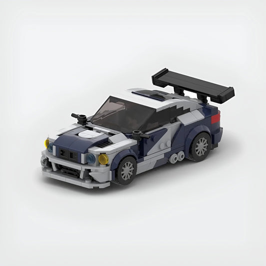 BMW M3 GTR E46 NFS Most Wanted made from lego building blocks