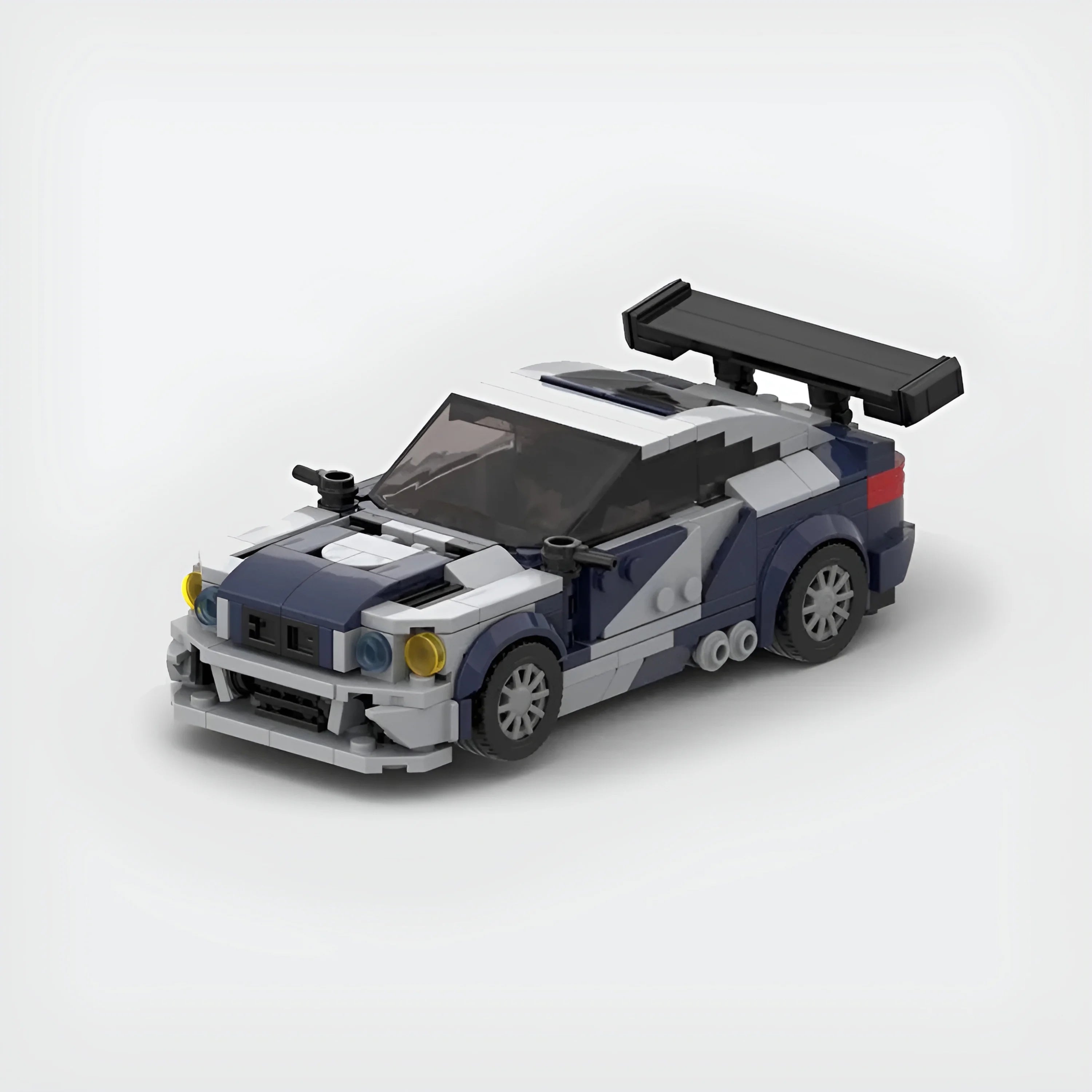 Image of BMW M3 GTR E46 NFS Most Wanted - Lego Building Blocks by Targa Toys